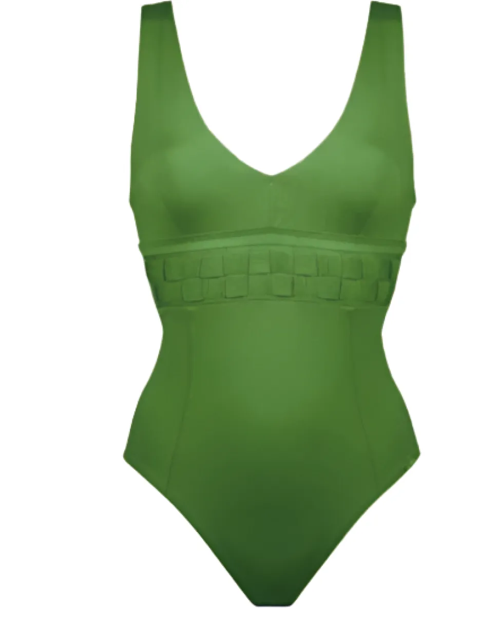 Softline Padded V One-Piece Swimsuit