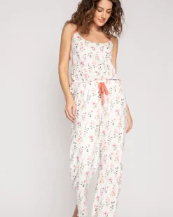 Spring Fling Cropped PJ Set: Size XL