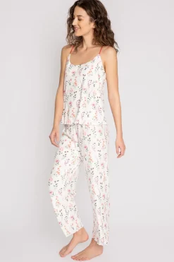 Spring Fling Cropped PJ Set: Size XL