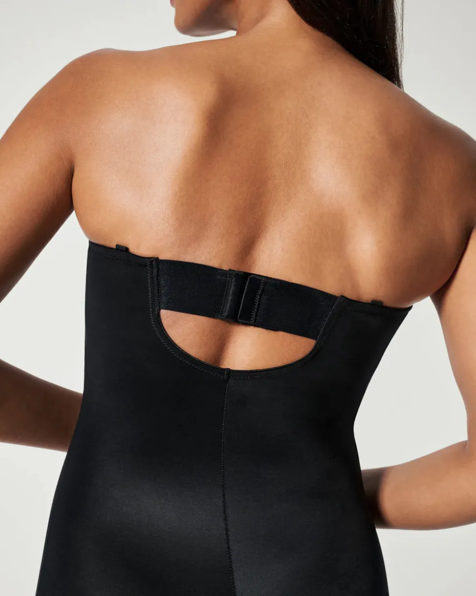 Strapless Shaping Cupped Mid-Thigh Bodysuit: Suit Your Fancy