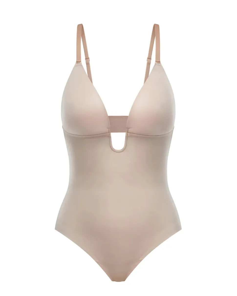 Thong Shaping Plunge Low-Back Bodysuit: Suit Your Fancy