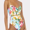 Under the Sea Belted One Piece Swimsuit