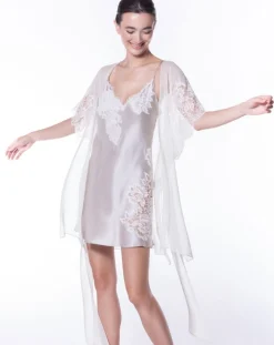 Venus Silk Chiffon Robe